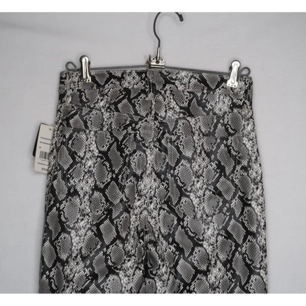 Kendall Kylie‎ Snake Print Faux Leather Pants Skyscraper Skinny 26 Clubwear NWT